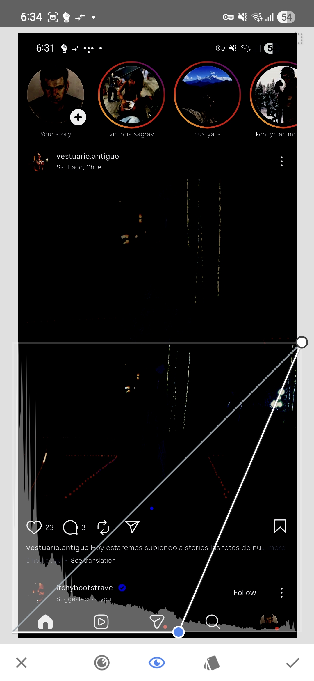 Instagram bright pixels only