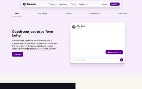 Coursebox screenshot