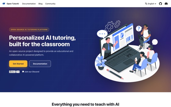 Open TutorAI screenshot