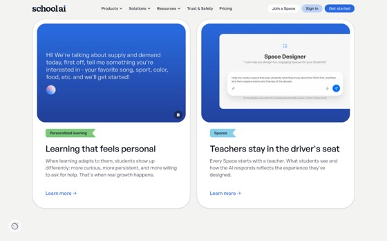 SchoolAI screenshot