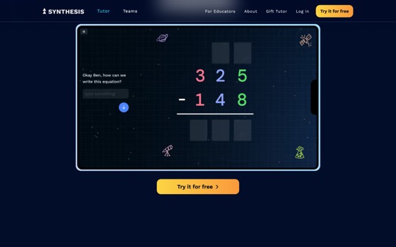 Synthesis screenshot